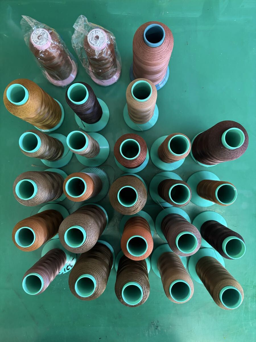 レザークラフト、ミシン糸、ビニモ、エース、ポリエステル、綿、綿/ポリエステル、12