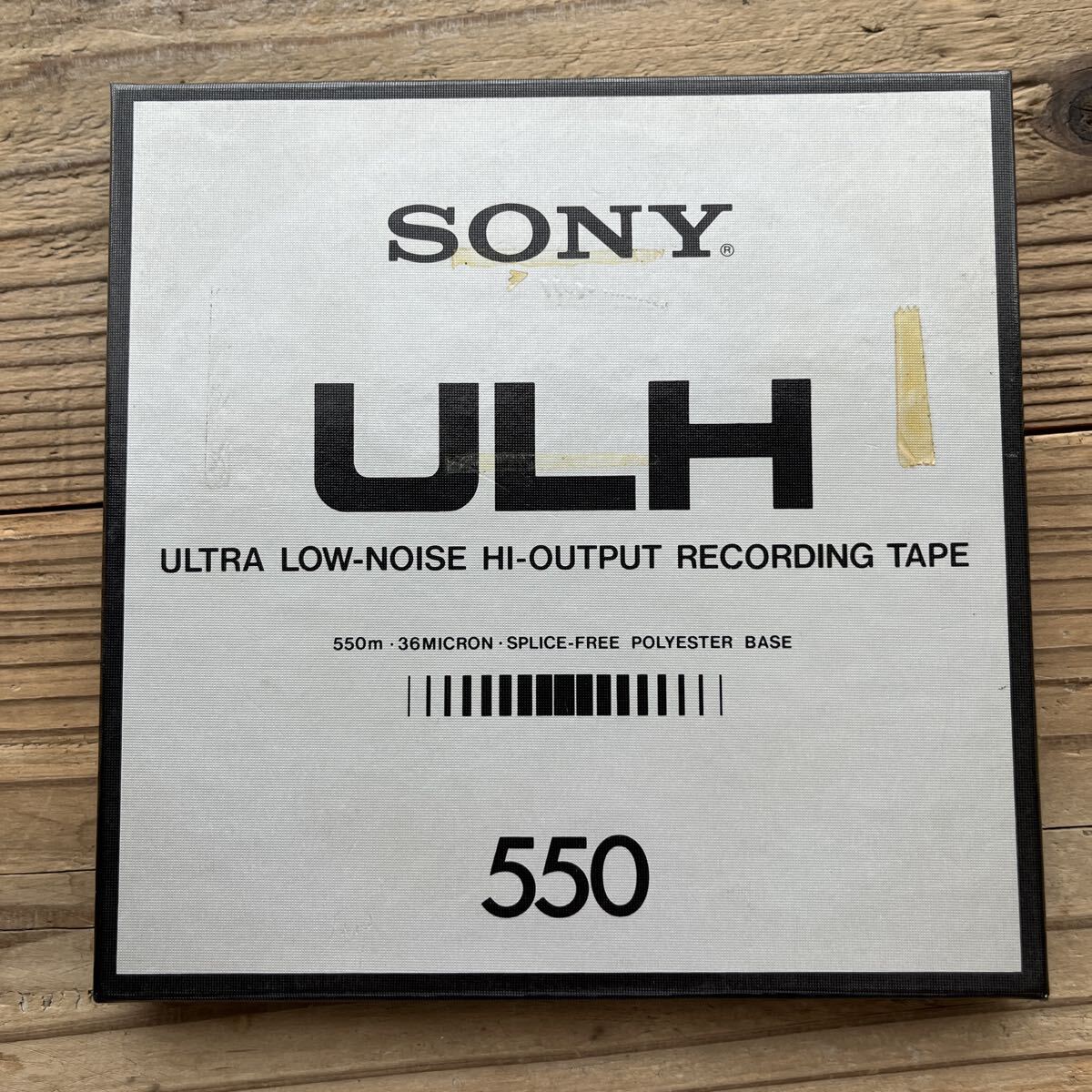 26395 ③ SONY ULH 550 オープンリールテープ 現状
