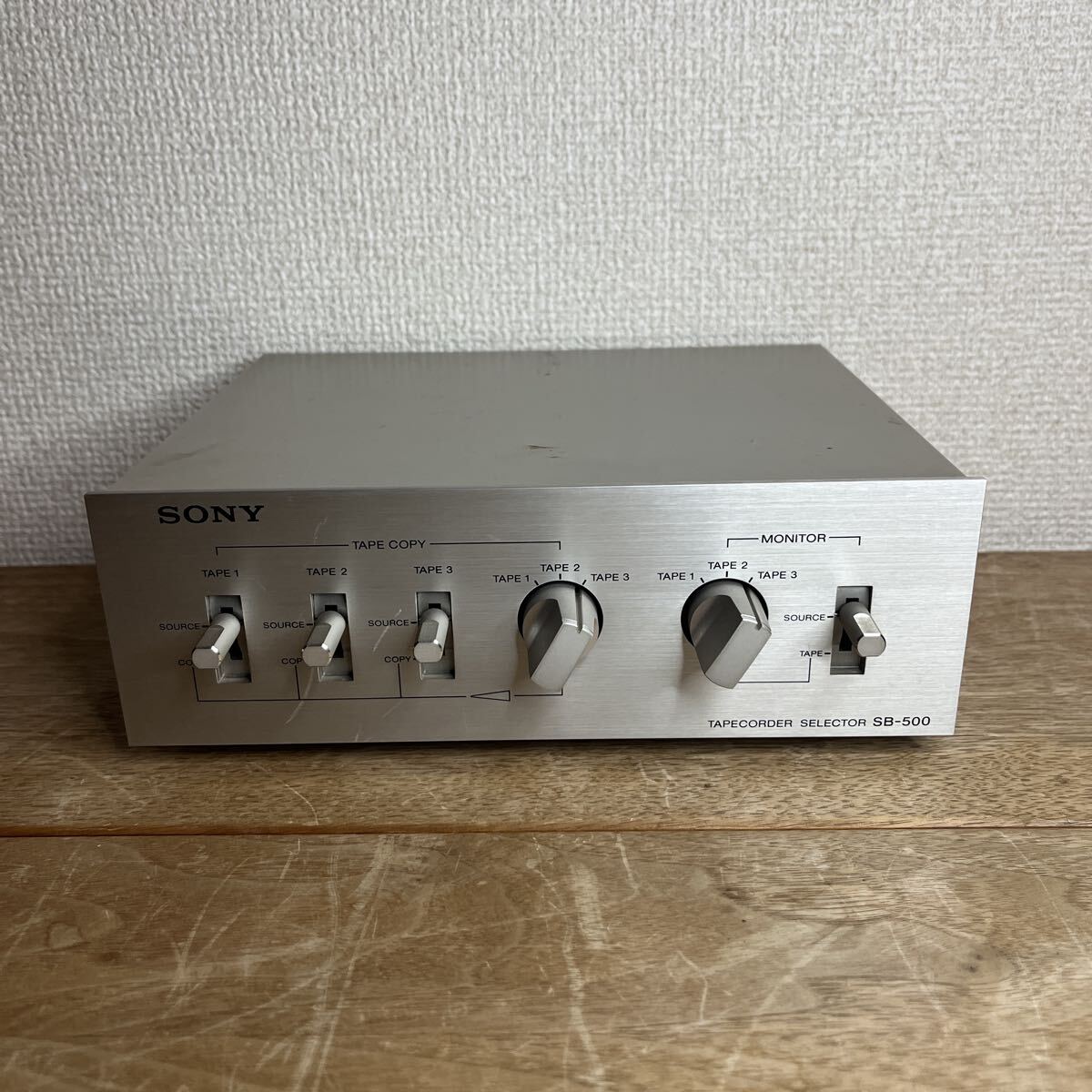 希少 SONY SB-500 テープ デッキ セレクターTAPECORDER SELECTOR 
