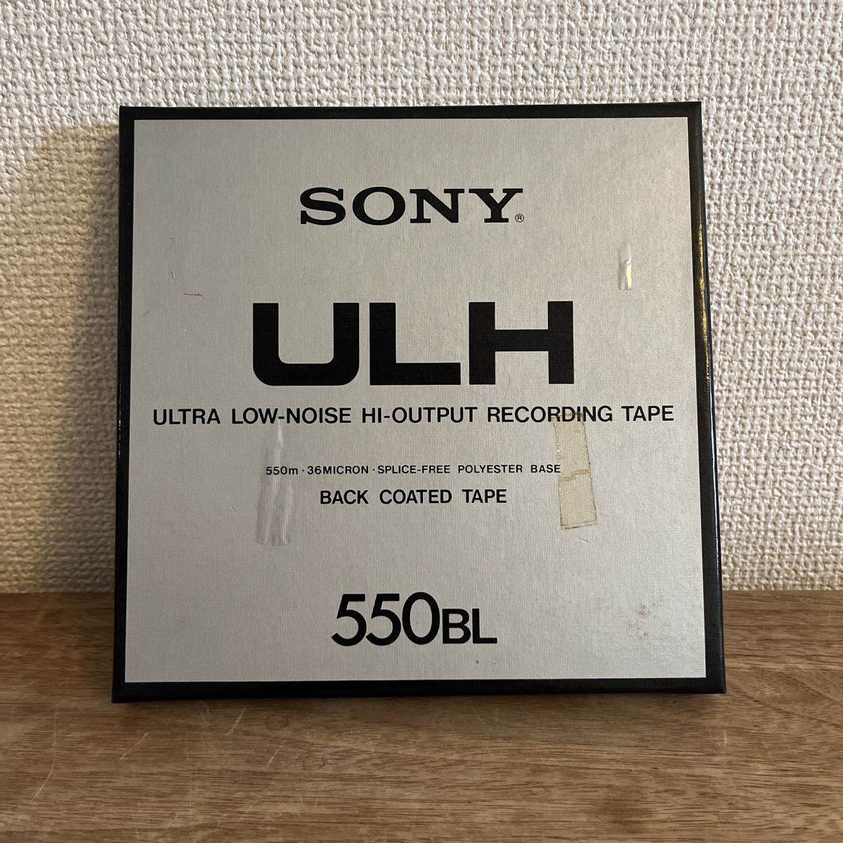 263161 希少 SONY 550BL ULH ソニー オープンリールテープ 当時物