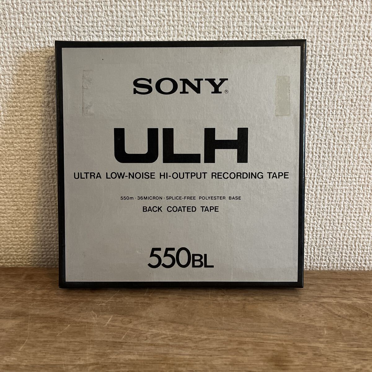 263163 希少 SONY 550BL ULH ソニー オープンリールテープ 当時物
