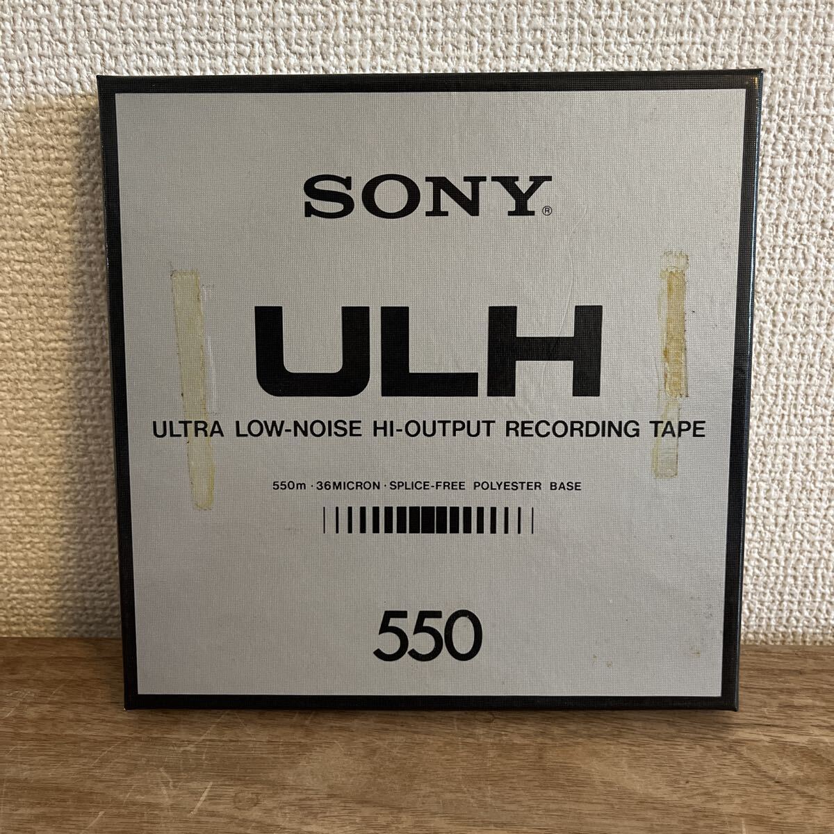 263165 希少 SONY 550BL ULH ソニー オープンリールテープ 当時物