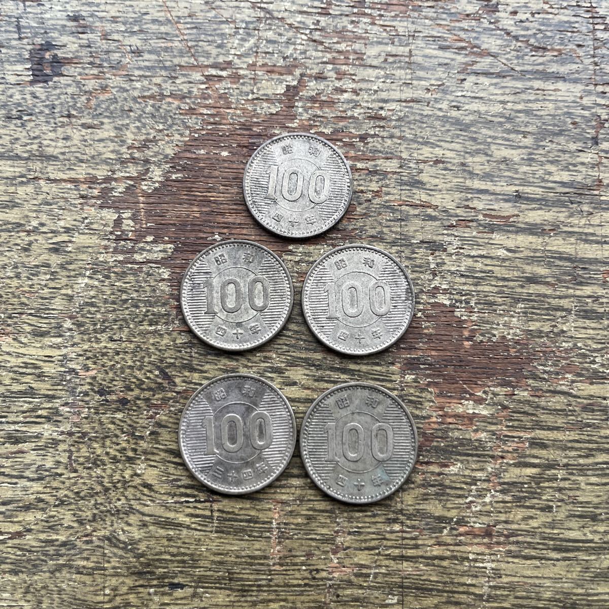 稲穂 銀貨 昭和40年・34年 100円硬貨 23.8g 旧硬貨 コレクション アンティーク 百円銀貨 古銭