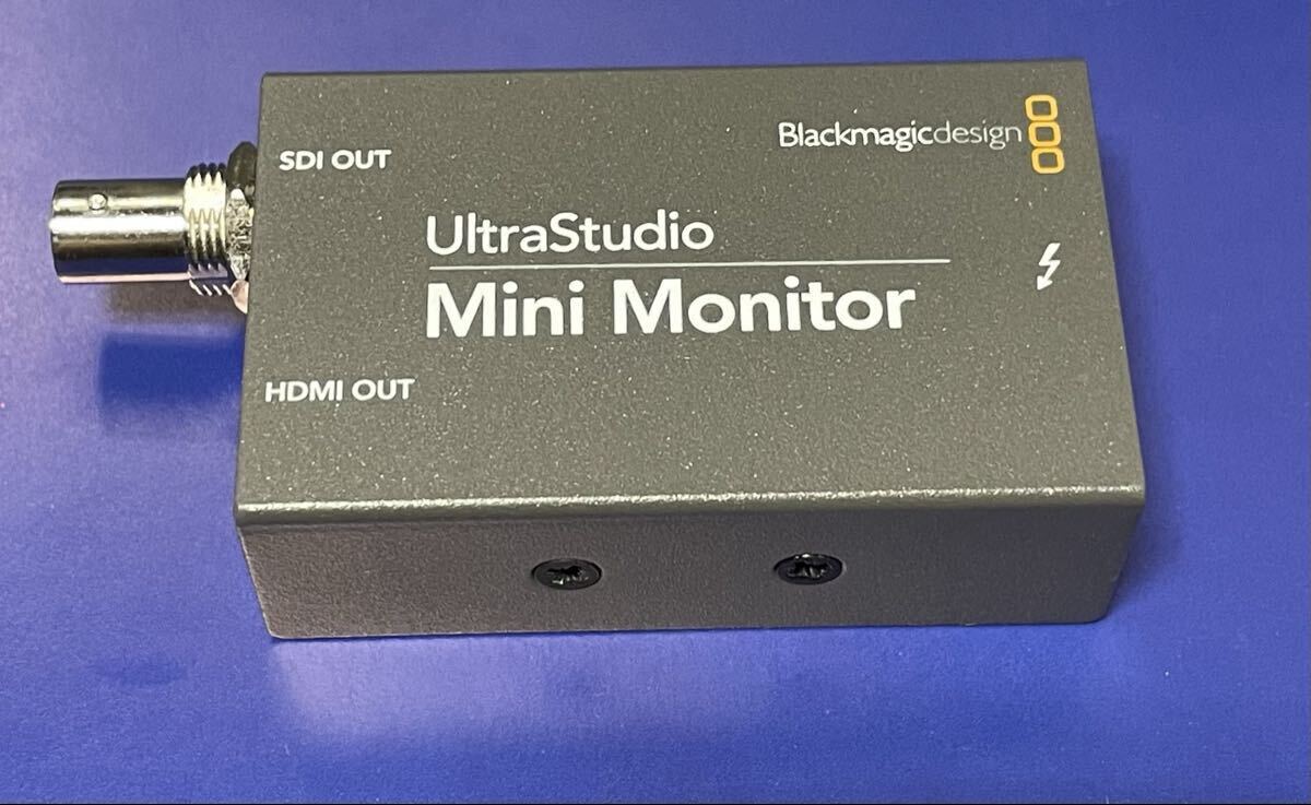 ブラックマジックデザイン ミニモニター UltraStudio Mini monitor 動作確認済 サンダーボルト出力 intel mac用 旧型 本体のみ