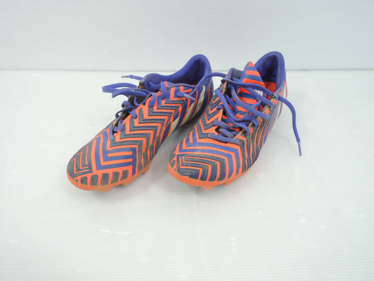 ●ADIDAS アディダス プレデター アブソリオン IS ジャパン HG サッカースパイク 紺白赤 26.0cm/管理2457B14