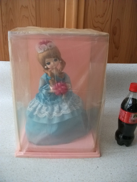 昭和レトロ　５０年前の品　当時物　フランス人形　ポーズ人形　インテリア 立ち姿　