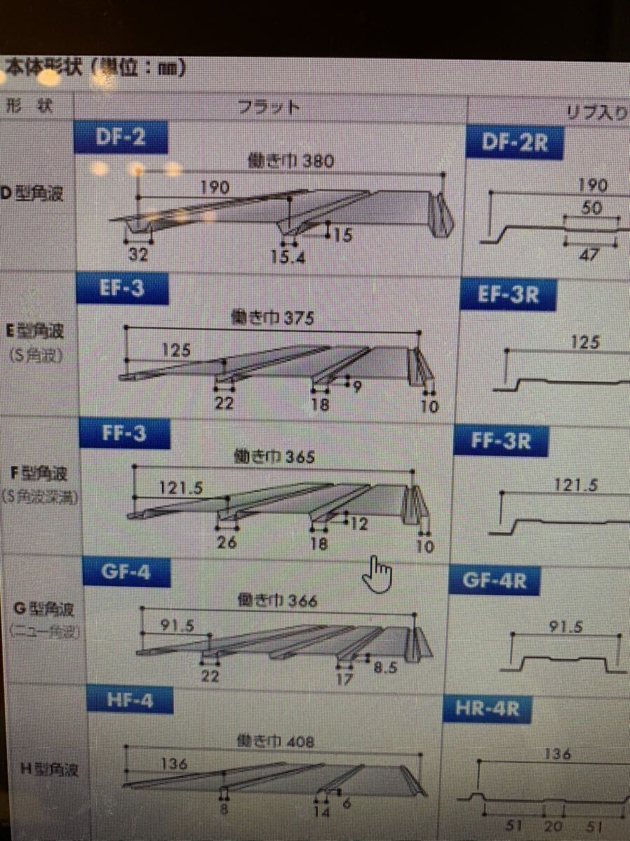 ネットショップより安いDIY簡単施工ガルバリウム　壁材　角波金属サイディング、