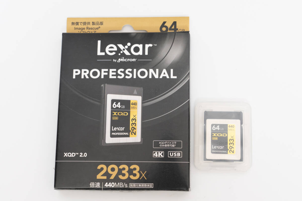 #529 Lexar レキサー XQD メモリーカード 64GB Lexar Professional 440MB/s 2933x