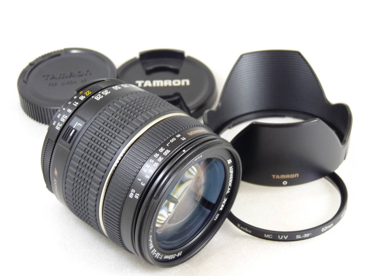 【実用】TAMRON AF28-200mm Super XR F3.8-5.6 Aspherical [IF] MACRO Model A03 Nikon Fマウント用