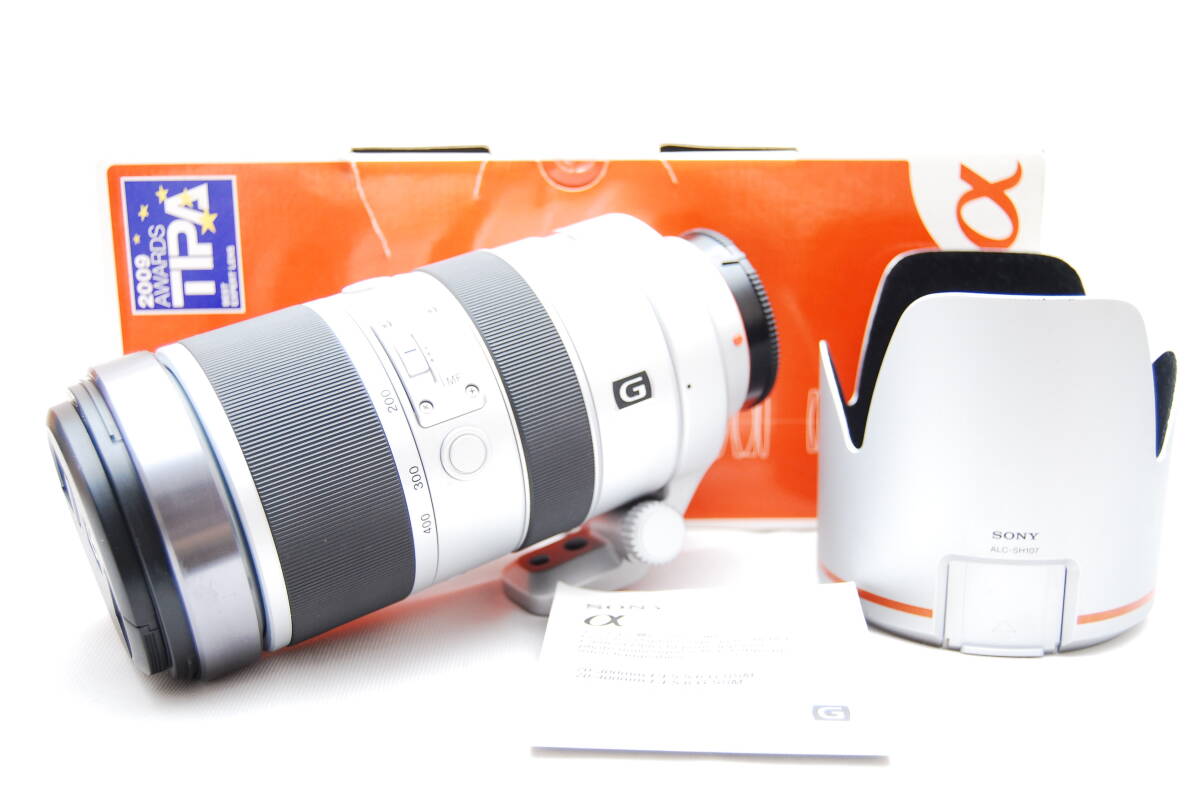 ★美品　ソニー 70-400mm F4-5.6 G SSM　SAL70400G★シルバー