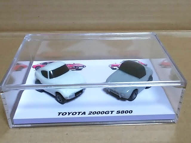 ★トヨタ2000GT S800 2台 缶コーヒー おまけ ケース付き A