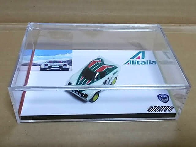 ★ランチアストラトス ラリー 缶コーヒー おまけ ケース付き アリタリア