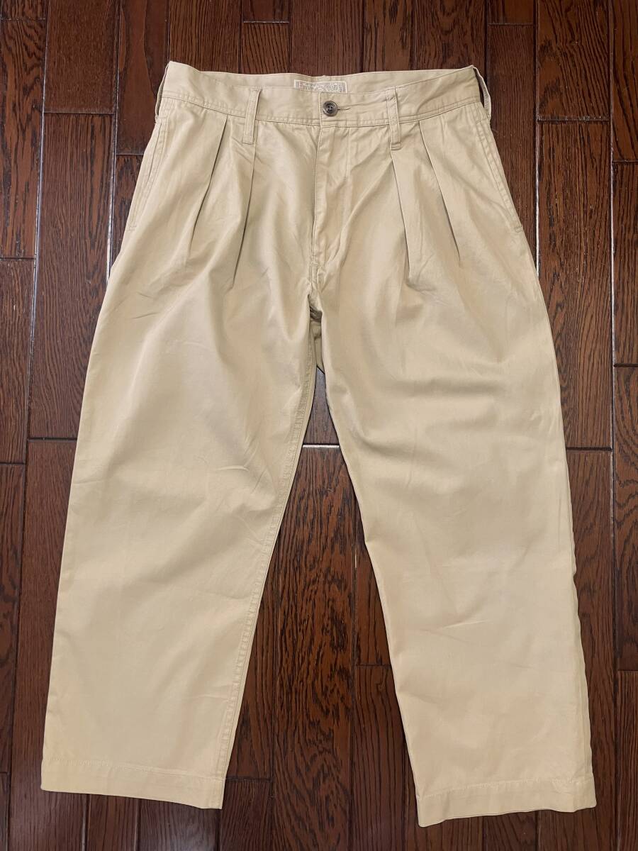ジャーナルスタンダード ＪｏｕｒｎａｌＳｔａｎｄａｒｄ ２タック チノパンツ ジッパーフライ 薄手