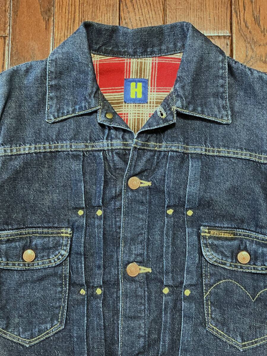 ヒステリックグラマー HYSTERIC GLAMOUR ラングラーフ ァースト タイプ ジージャン ビンテージ スタイル デニム ジャケット HYS ヒス