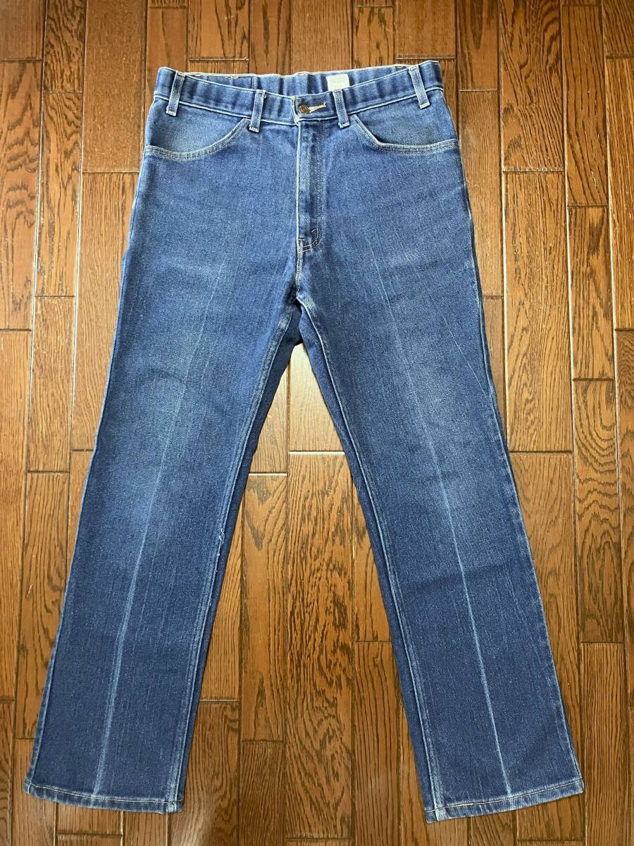 00s リーバイス Ｌｅｖｉ’ｓ ５４７ ｗ３４ ストレッチ ブルー ジーンズ ブーツカット フレア デニム パンツ 2000年 グアテマラ製