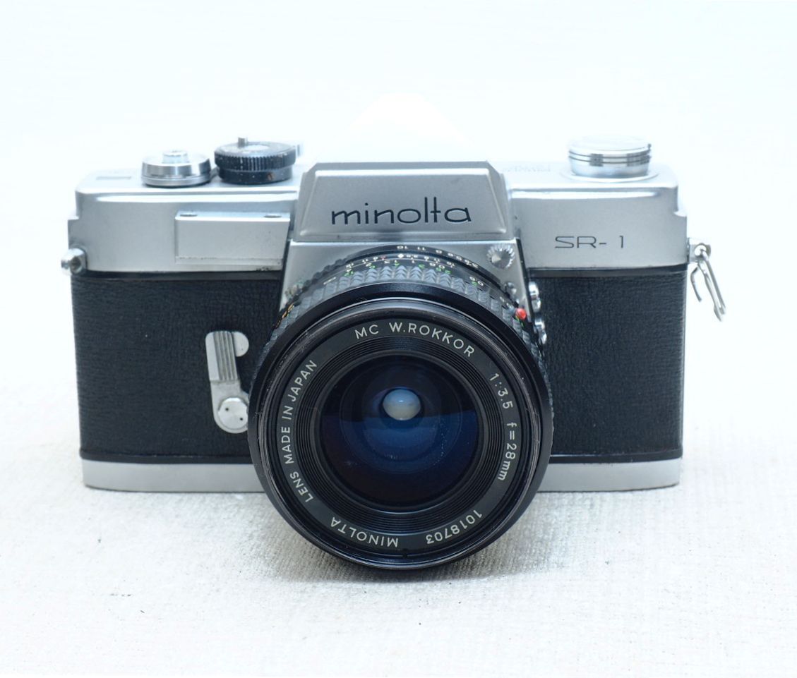 MINOLTA SR-1 ボディ　MC 28/3.5レンズ付　完動品