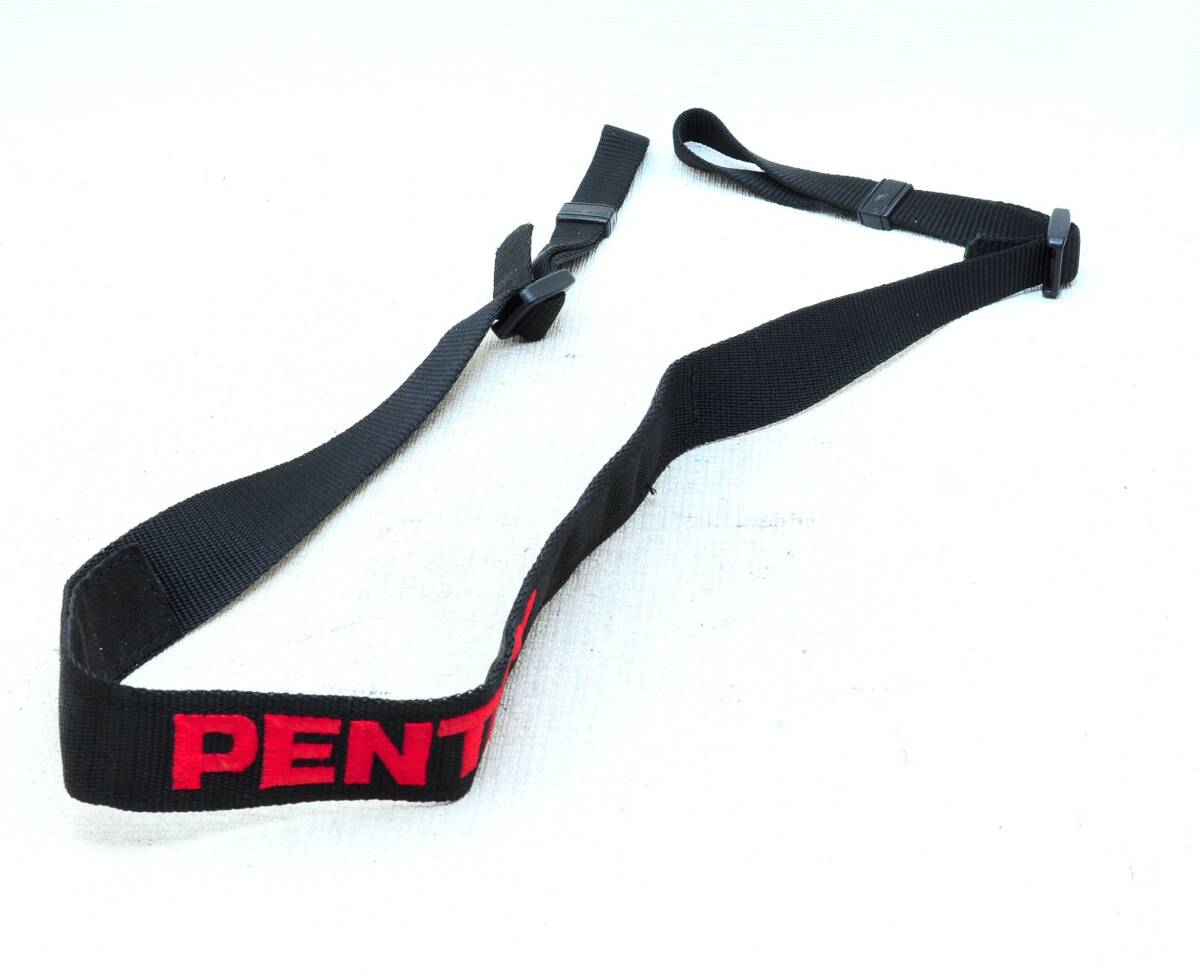 PENTAX ストラップ　赤文字