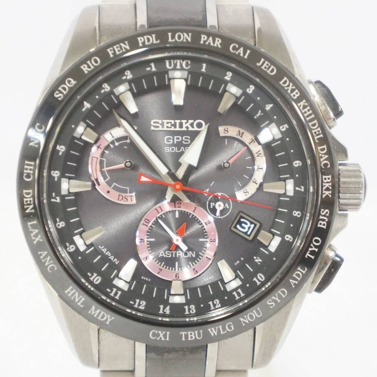 稼働品 SEIKO セイコー ASTRON アストロン 8X53-0AB0-2 GPS 電波ソーラー メンズ 腕時計 箱付き 2103286041