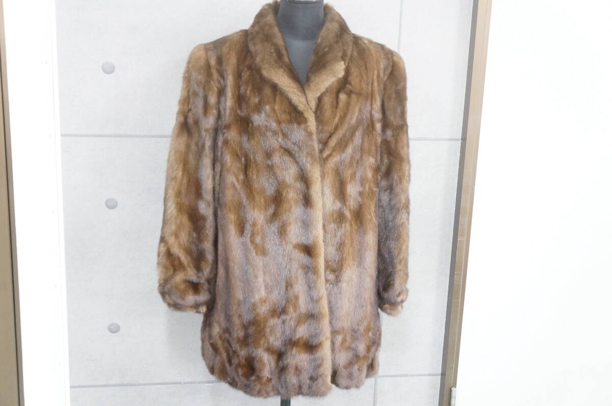 SAGA MINK ROYAL サガミンク ロイヤル 金サガ 丈:約79cm 毛皮 コート 5903271011