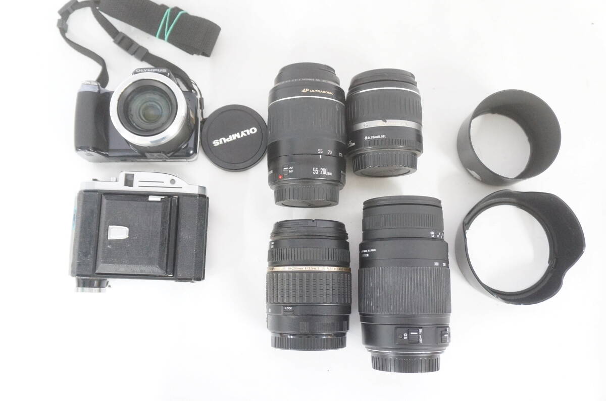 Canon EF タムロン シグマ カメラレンズ PearlⅢ オリンパス SP-810UZ カメラ 6点 まとめてセット 1103298011