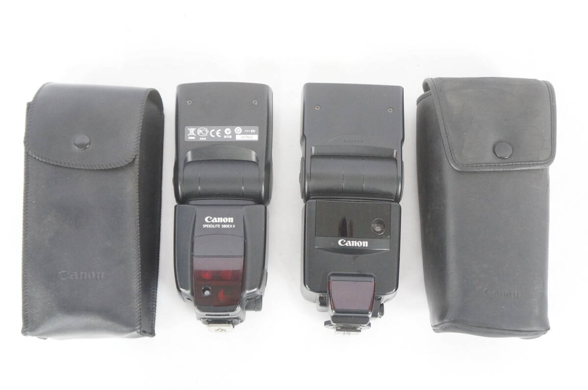 発光確認済 Canon キャノン 580EXII 540EZ SPEEDLITE スピードライト 2点セット ストロボ フラッシュ 1103296011