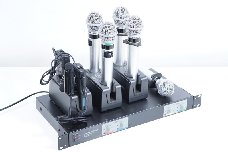 audio-technica 赤外線レシーバー ＋ 赤外線マイクロホンセット▲ATIR-R84 ＋ ATIR-T880 ＋ ATIR-T850 中古▲送料無料