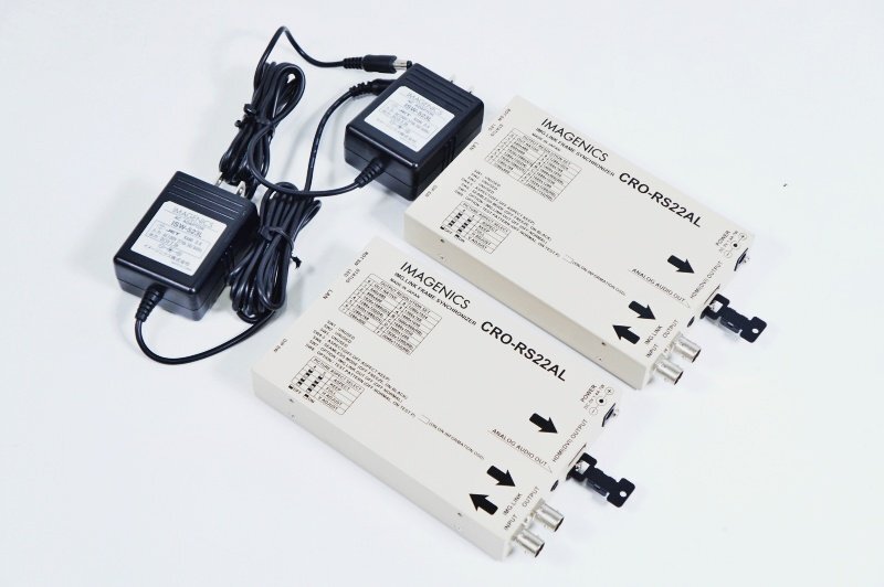 IMAGENICS/イメージニクス IMG.LINK 信号受信器 2台セット▲CRO-RS22AL 中古▲送料無料