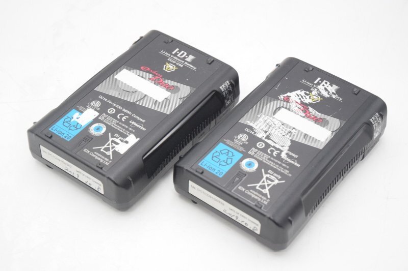IDX Vマウントタイプ リチウムイオンバッテリー 2個セット□DUO-C98 中古□送料無料