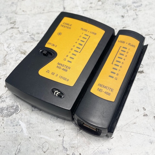 8168//サンワサプライ ケーブルテスター MASTER NS-468 REMOTE NS-468