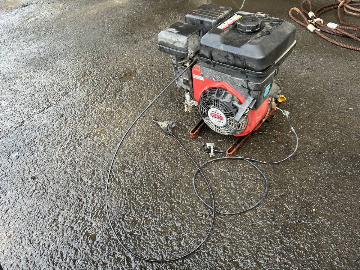 宮城県発 三菱 ガソリンエンジン GB180 発動機 ジャンク 売切!!　【発送不可・引取限定】