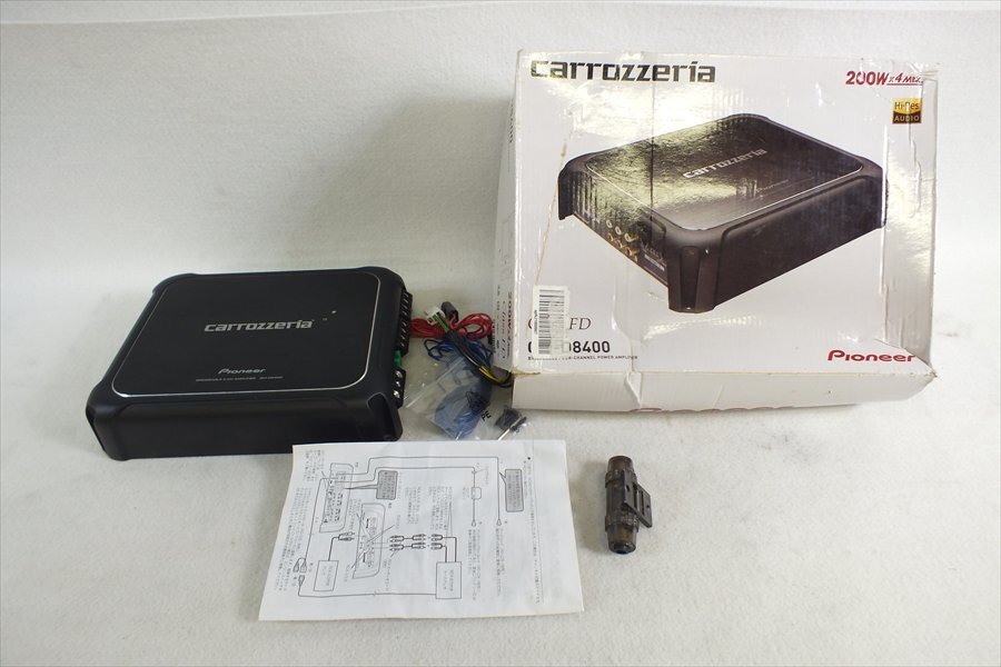 【08】PIONEER パイオニア Carrozzeria GM-D8400 アンプ 中古 現状品 260208R7412B