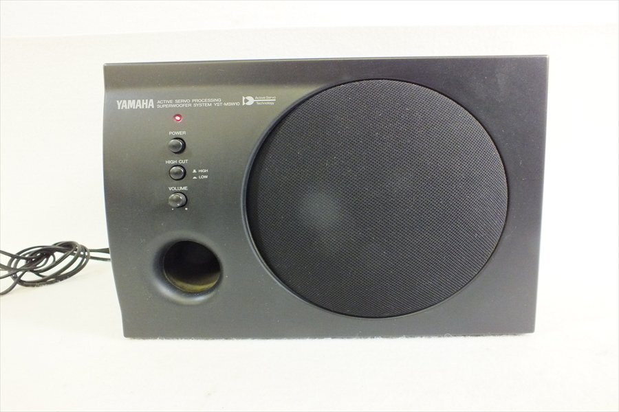 【08】YAMAHA ヤマハ YST-MSW10 ウーファーシステム 動作確認済 中古 現状品 260208B6893