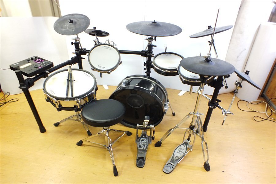 【08】Roland ローランド PD-140DS PDX-100×3 VH-10 CY-13R CY-5 KD-180L CY18-DR CY-12C TD-27KV 電子ドラム 中古 現状品 ■ 260308B6129