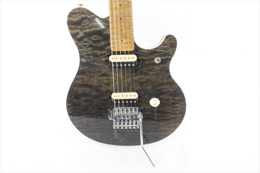【09】MUSIC MAN ミュージックマン EVH Signature ヴァンヘイレンモデル 91年 トランスブラック ギター 音出し確認済 中古 ■ 260209J6697