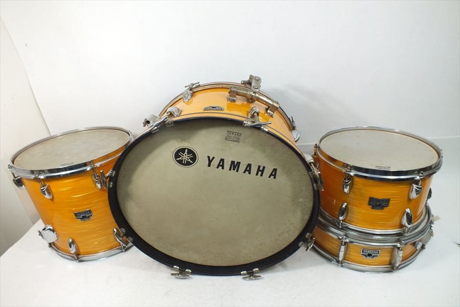 【06】長野県長野市 引取限定 YAMAHA Recording Custom ドラムセット 中古 現状品 # ■ 260206U9856