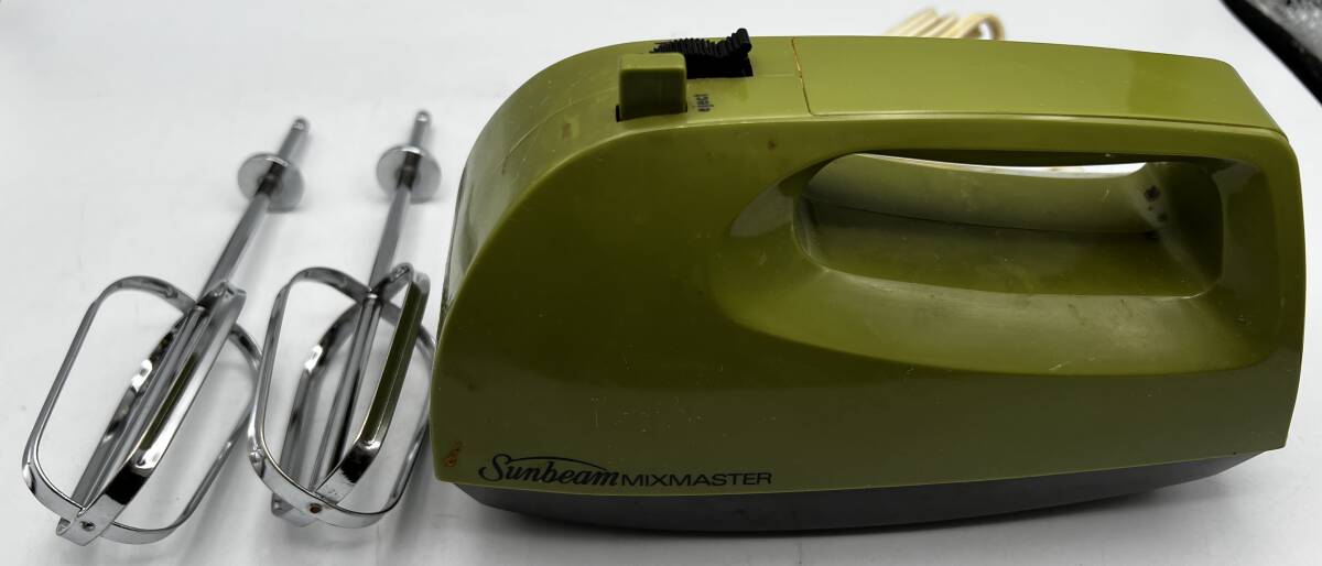 i942A Sunbeam ハンドミキサー H10 91-10583 MIXMASTER HANDMIXER 通電確認済 動作未確認