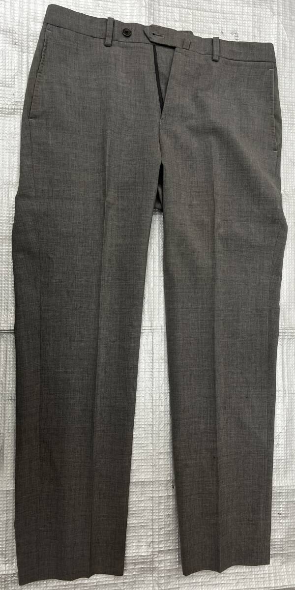 i1001A BARNEYS NEWYORK スーツ ズボン グレー バーニーズ 毛50% ポリエステル50% 1164818 46 長さ約95cm