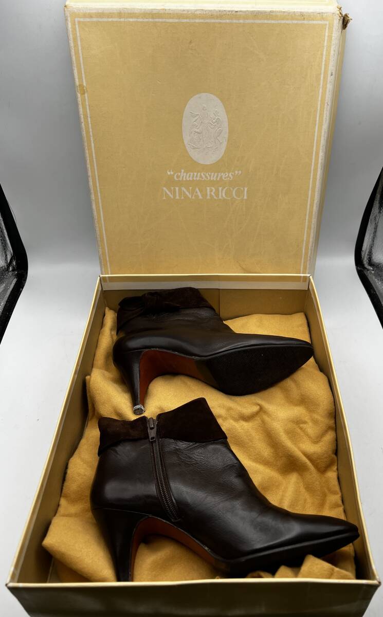 i1113A NINA RICCI ヒール 靴 ブラウン chaussures 2280 35 X レディース 女性用 アパレル