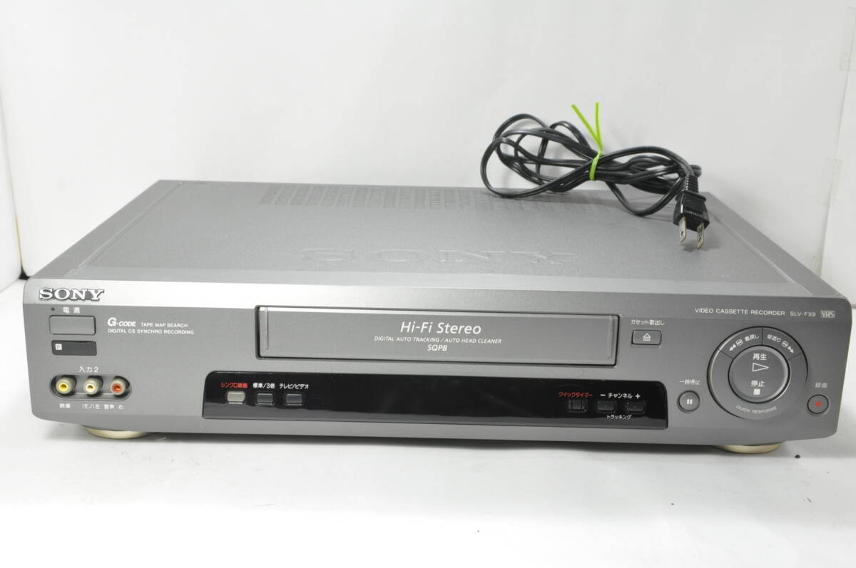 ★ジャンク市★ソニー SLV-FX9 VHS Hi-Fiビデオデッキ！