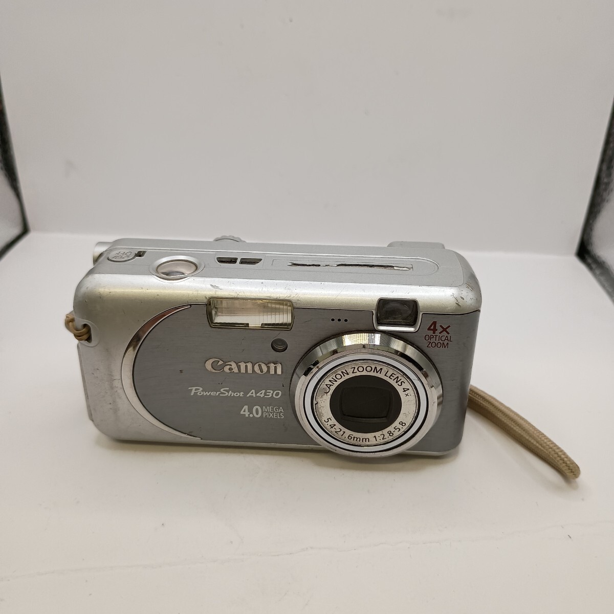 4129 1円スタート 【動作確認済み】 Canon Powershot A430 シルバー コンパクトデジタルカメラ