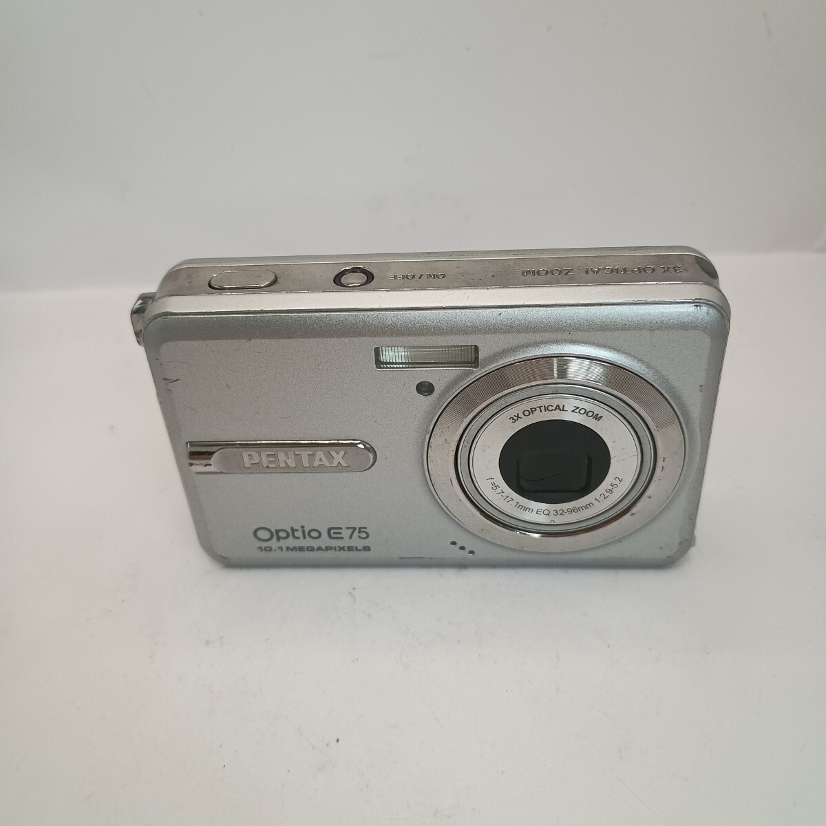 4720 [動作確認済み] 1円スタート PENTAX Optio E75 コンパクトデジタルカメラ シルバー