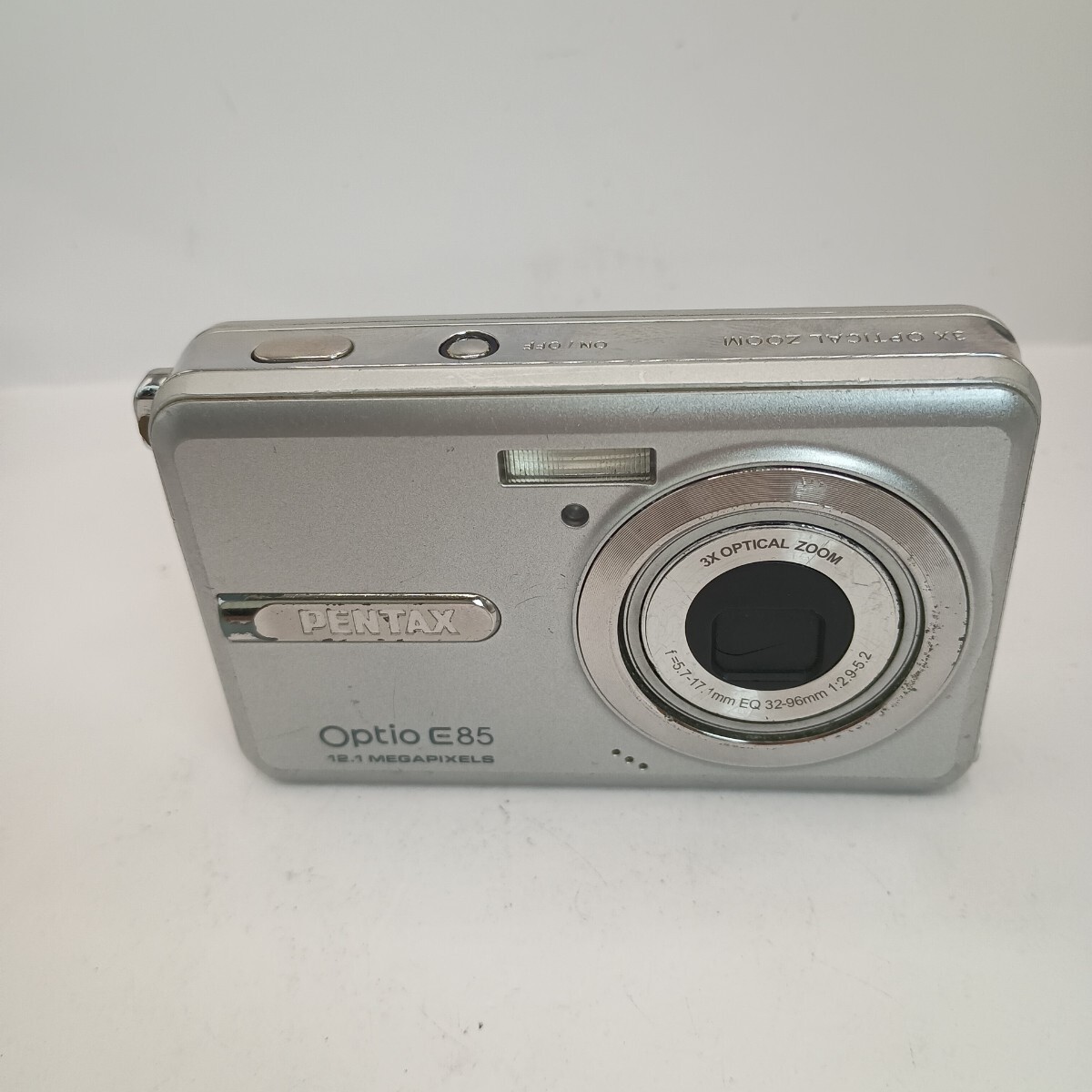 4752 [動作確認済み] 1円スタート PENTAX Optio E85 コンパクトデジタルカメラ シルバー