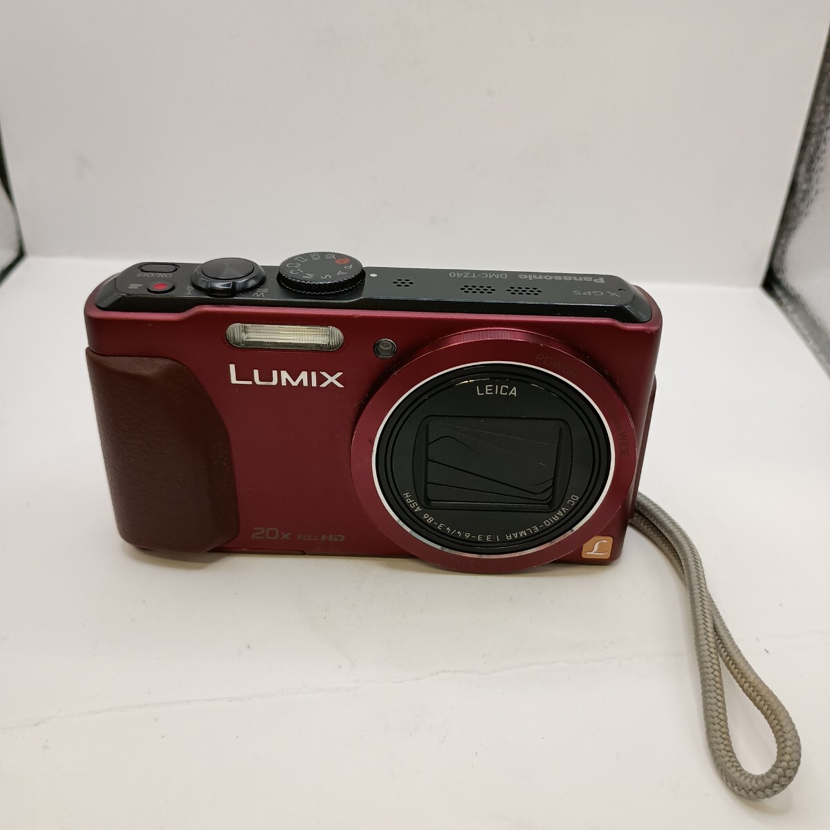 4774 1円スタート 【動作確認済み】 LUMIX DMC-TZ40 レッド コンパクトデジタルカメラ