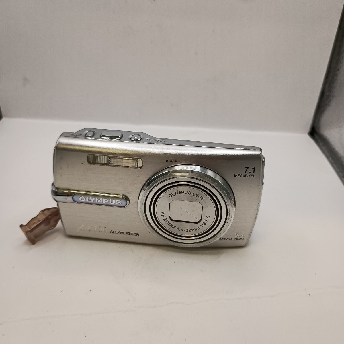 4755 1円スタート 【動作確認済み】 OLYMPUS μ780 シルバー コンパクトデジタルカメラ