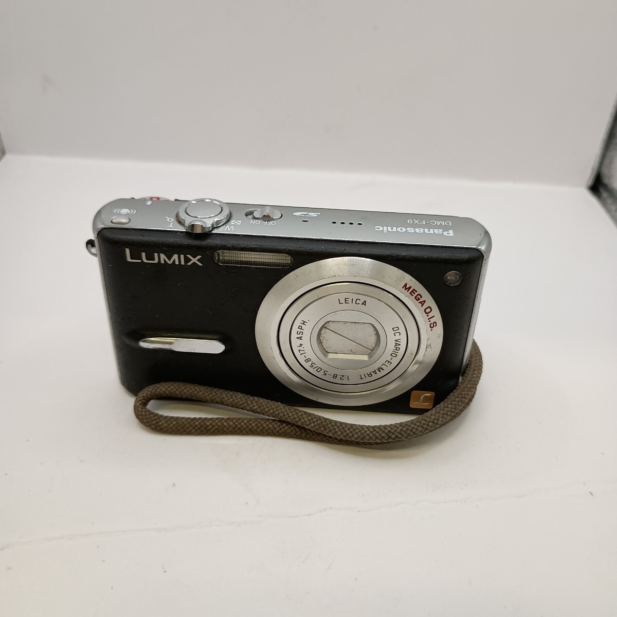 4725 1円スタート 【動作確認済み】 LUMIX DMC-FX9 ブラック コンパクトデジタルカメラ