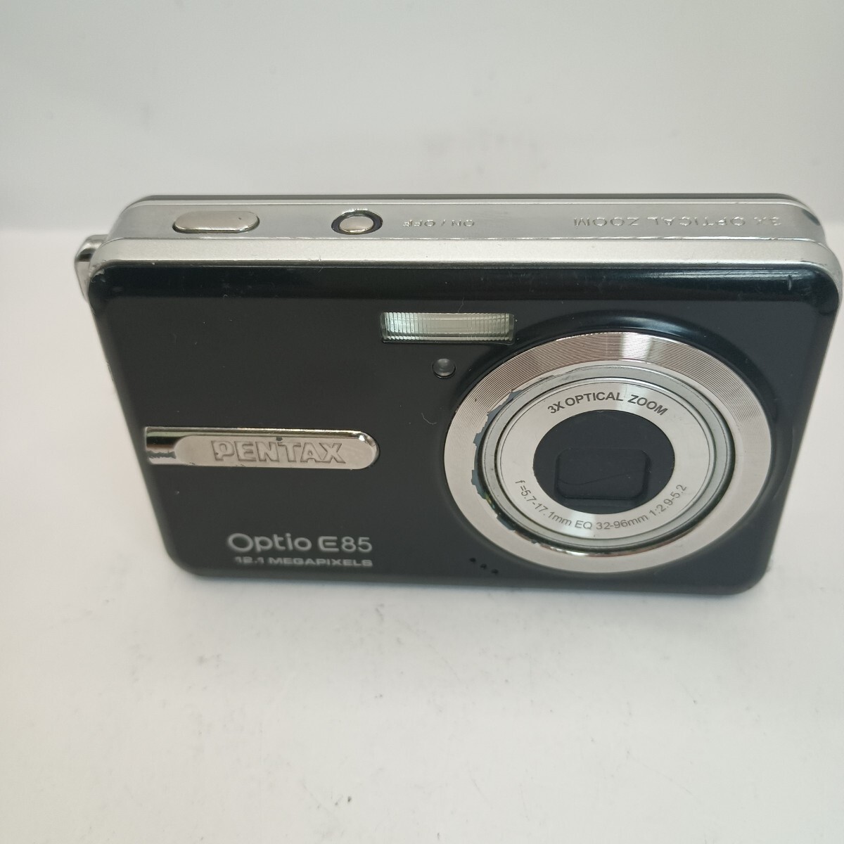4568 【動作確認済】1円スタート PENTAX Optio　E85 コンパクトデジタルカメラ ブラック