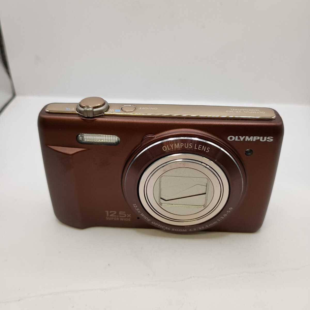 4721 1円スタート 【動作確認済み】 OLYMPUS VR-360 ブラウン　 コンパクトデジタルカメラ