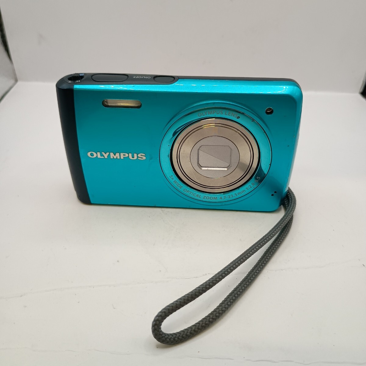 4589 1円スタート 【動作確認済み】 OLYMPUS VH-410 ライトブルー コンパクトデジタルカメラ