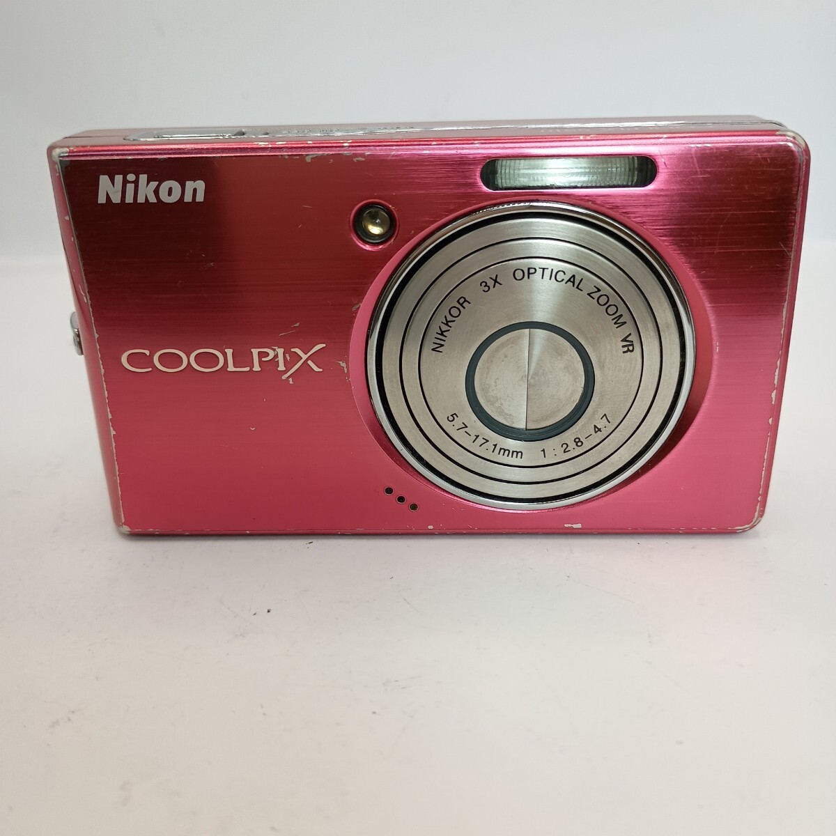 4727 【動作確認済】1円スタート Nikon COOLPIX S510 コンパクトデジタルカメラ ピンク