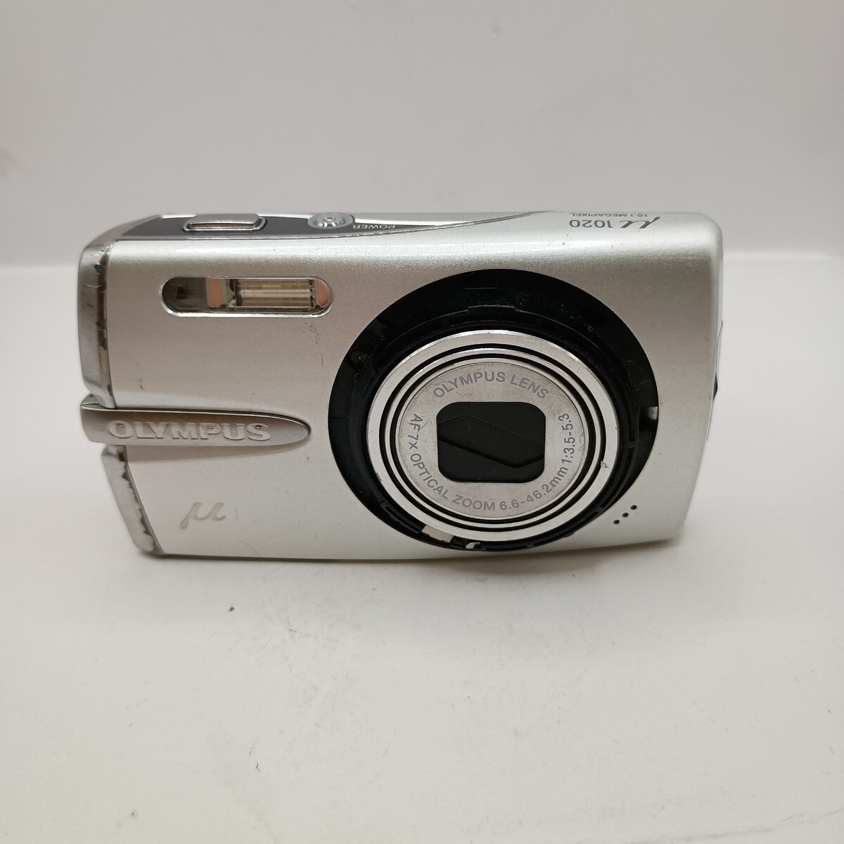 4593 【動作確認済み】1円スタート OLYMPUS μ 1020 コンパクトデジタルカメラ シルバー